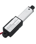 12V Micro Linear Actuator With Aluminum Alloy Body, Mini Electric Push Rod, 15mm Stroke, 20N Thrust, low profile view
