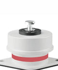 Heavy Duty Spring Shock Absorber Mounts For Industrial Machinery Crush The Vibes And Keep Operations Running Sick Zero Shake Equipment Isolator Pad with a red band.