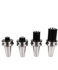 Hella Durable BT50 CNC Pull Back Collet Premium Stainless Steel Holder For Milling And Grinding Machines, showing four sizes.
