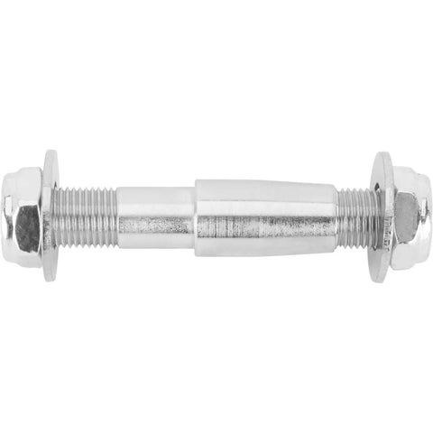 Half Inch Rod End Bearing Shock Mount Conversion Kit For Racing Suspension, Steel Tie Rod Pin Hardware shown in close-up