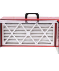 Lmaoss Heavy Duty Portable Tabletop Air Filtration System With 725 Cfm Powerful Dust Collection And Cleaning For Woodworking Shops featured with HEPA filter visible.