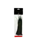 Top Notch Premium Peacock Herl Fly Tying Fiber Black in packaging, CITES Certificated, Long Fibers, for Nymphs, Salmon Patterns