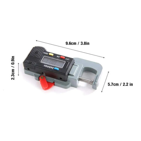 Built Tough Digital Thickness Gauge With Huge Backlit LCD Screen And Spot On Accuracy Plus Instant Zero Reset Smooth Reading Tool Nailed It For Jewelry Pearls And Fast Shop Floor Checks