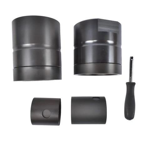 Leaf Spring Pin Bushing Service Kit Built Tough For Heavy Duty Trucks With Damage Free Press Style Installation Safe Removal And Replacement Of Leaf Springs And Suspension Bushings Replaces 15030, black steel tools
