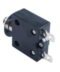 Top Shelf 30Amp 1 Pole Thermal Circuit Breaker With Push Reset Switch For 250V AC And 50V DC Industrial Panels view of circuit breaker terminals
