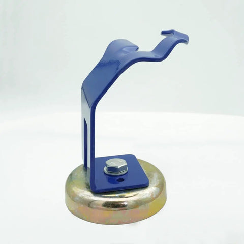 Magnetic MIG Welding Torch Holder with Ultra Strong Base shown from side angle on white background