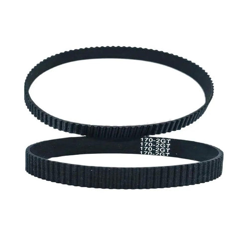 2M GT2 Timing Drive Belt 2GT Synchronous Belt 6mm Wide 10mm Thick 90mm To 176mm Circumference Compatible 2GT 130mm 1pc