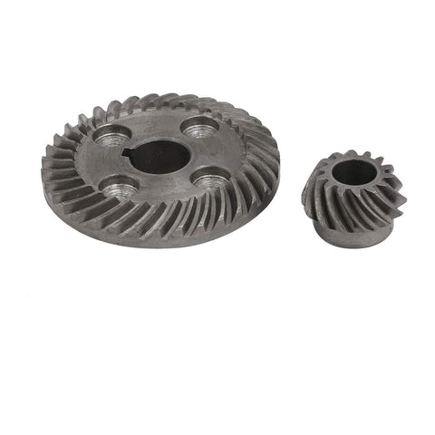 Beefy 90 Degree Bevel Gear Set 3 Piece For Spiral Helical Drive Precision Replacement Parts In Gray Metal Ring Gear 35 Teeth 44x13mm 11mm Hole 2.5mm Keyway Fits Gear Assembly
