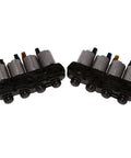 Transfer Case Shift Motor Kit 2 Pack For Tiguan And Golf 7 FWD DQ200 0AM 7 Speed Transmission Solenoid Assembly With Sealed Waterproof Housing OE Size Direct Plug In Replacement For No More Jerky 2WD To 4WD Shifts, pair shown