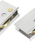 Pella Sliding Patio Door Rollers Replacement Kit, One And A Half Inch Steel Ball Bearing, Rear Adjustable Height, 2 Pack
