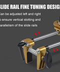 Top Tier Door Lock Installation Kit With Heavy Duty Tungsten Steel Cutters And Mortise Hole Saw For Snappy Precise Woodworking Jobs On All Types Of Doors, slide rail fine tuning design