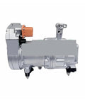 Electric Air Conditioning Compressor And Cooling Pump Assembly For Tesla Model 3 And Model Y with copper connector view.