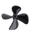 High Thrust 60mm RC Boat Propeller Set For 4mm Shaft Black Plastic Underwater Propellers For RC Submarine And Boat Refitting Durable