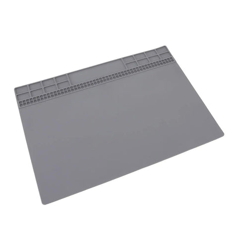 Heavy Duty Silicone Repair Mat With 98 Screw Holes Non Slip Grippy Workbench For Electronics Computers And Phone Repair Heat Resistant Soldering Pad