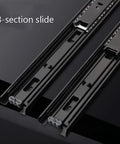 Full Extension Drawer Slides With Ball Bearing Rails 22 Inch Side Mount Track Kit For Kitchen And Furniture Drawers Stainless Steel