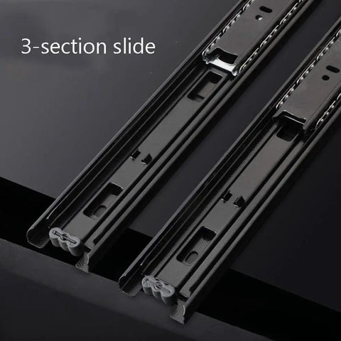 Full Extension Drawer Slides With Ball Bearing Rails 22 Inch Side Mount Track Kit For Kitchen And Furniture Drawers Stainless Steel