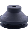 Premium Heavy Duty Vacuum Suction Cups For Industrial Manipulators PBG Series Pneumatic Grips, black rubber vacuum cup, close-up view.