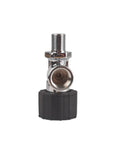 Front view of 4500 PSI Quick Coupler Connector On Off Valve For Gas Cylinders And Air Tanks Refill And Filling Station Accessory