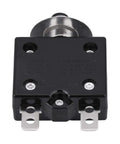 15A Manual Reset Thermal Circuit Breaker For Home And DIY Projects, back view, push button reset, overload protection, AC DC use