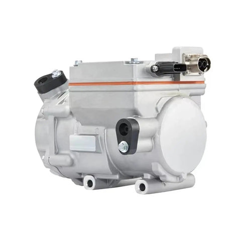 Top Shelf 48V Dc Electric Car Ac Compressor Built For Ev Rides with sleek design and durable metal construction.