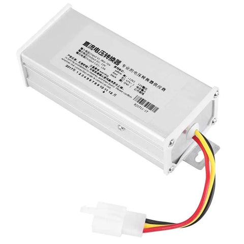 Heavy Duty Dc Voltage Converter For Electric Bike And Scooter Converts 36V To 12V With 180W Output compact silver adapter