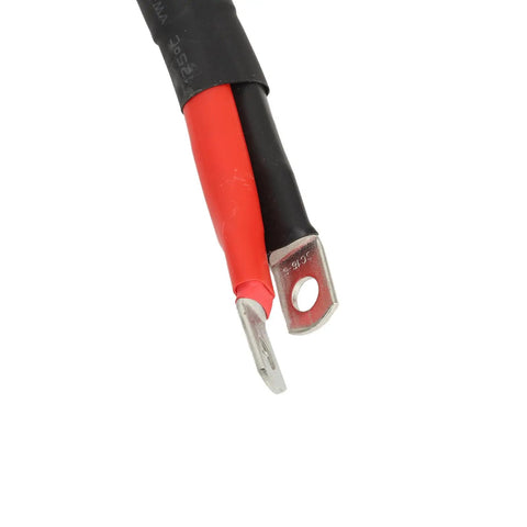 Main Power Connection Cable for Electric Motorcycle Battery, red and black wires with metal terminals, weatherproof durable plug