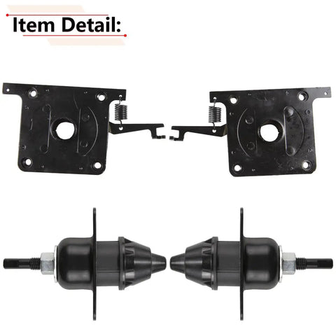 Volvo Hood Release Latch Kit For VN VNL 2004 To 2018 Includes 4 Piece Upper And Lower Latches For Driver And Passenger Side OEM Nos 20498998 20565619 8074938