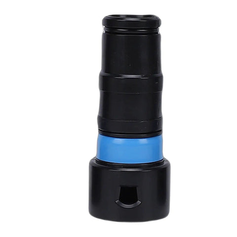 7Pcs Vacuum Hose Expansion Adapters With Dustcollection Quick Connectors And 360 Rotating Clip For 1-1-4 Inch Hoses with blue detail.
