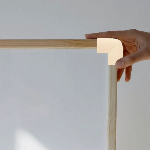 Beige Corner Protectors 20 Pack For Picture Frames, TVs, Mirrors And Fragile Art, Easy No Tool Edge Guards For Shipping And Exhibitions