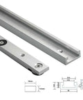 Heavy Duty Aluminum Alloy T Track And Miter Bar Slider For Table Saw Jigs 6061 T6 Slot Miter Track with diagram showing dimensions