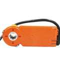 Built Tough Modulating Damper Actuator With Rock Solid 2Nm Torque And Dual AC DC 24V Support For Smooth HVAC Duct Management. Orange actuator.