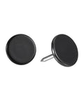 Top Shelf Decorative Upholstery Tack Nails Featuring A Sleek Black Carbon Steel Build, 11mm black pins with shafts for furniture use.