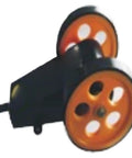 Pro Shop Ready Industrial Wheel Type Length Encoder Sensor With Crisp Digital Distance Meter Counter, heavy duty dual wheel design.