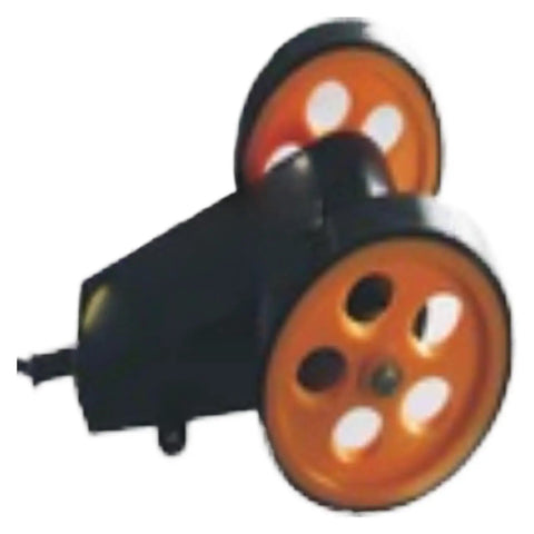 Pro Shop Ready Industrial Wheel Type Length Encoder Sensor With Crisp Digital Distance Meter Counter, heavy duty dual wheel design.