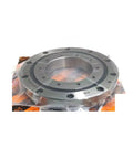 Top Tier Cross Roller Slewing Bearing Ru85 Series For Robot Arms And Cnc Rotary Tables, heavy-duty design, clear view of bearing.