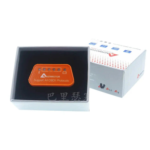 Bluetooth OBD2 Diagnostic Scanner Elm327 V1.5 4.0 BT That Works With Android And iOS in retail packaging