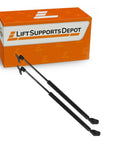 2 Pack Liftgate Hatch Gas Struts For RX350 2007 Through 2009 SUV Heavy Duty Lift Supports and orange packaging box