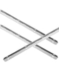 Three Pack Heavy Duty Piano Hinges Stainless Steel Long Hinges For Cabinets Doors Wooden Boxes And DIY Craft Projects Ideal For Pianos And Home Furniture Repairs