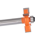 Top Notch 4 Wing Router Bit For Clean Slots In Pine And Particle Board High Carbon Steel Anti Backlash Design with 8mm Shank