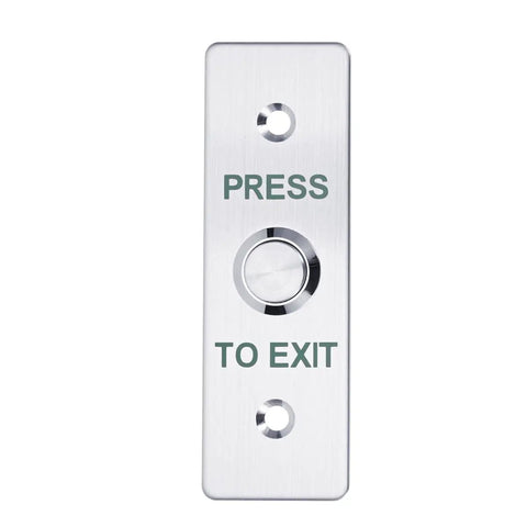 Push To Exit Button For Door Access Control Waterproof Stainless Steel Shell With Back Mounted Box Four Contact Output NO And COM