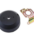 90 Degree Angled Marine Helm Bezel Kit For Steering Wheel Universal Rudder Fit Plug And Play Upgrade with black mount and steel plate