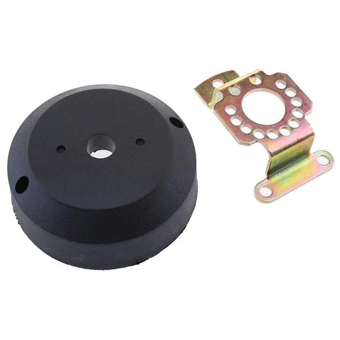90 Degree Angled Marine Helm Bezel Kit For Steering Wheel Universal Rudder Fit Plug And Play Upgrade with black mount and steel plate