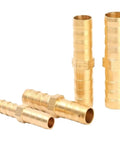 Brass Hose Fittings Set 6mm 8mm 10mm 12mm Straight Through Water Pipe Adapters For Garden Irrigation Leak Proof Easy Install 20 Pcs Durable Multi Size Connectors Fits Most Hoses Quick Connect Style, brass hose connectors
