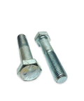 M6 1.0 X 100mm Metric Hex Cap Screws Bolts Zinc Heavy Duty Grade 10.9 10 Pack Fasteners Kit close-up of two screws