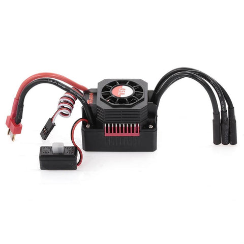 Waterproof 4370KV Brushless RC Car Motor With 45A ESC for 1 Tenth Scale RC cars and trucks, high torque, 4 pole, 12 slot power upgrade.