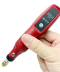 Red handheld tool for Windshield Repair Kit For DIY And Pros All In One Auto Glass Chip Repair Tools Stone Chip Fix
