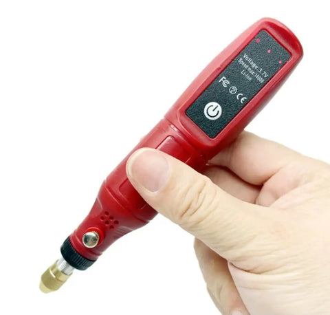 Red handheld tool for Windshield Repair Kit For DIY And Pros All In One Auto Glass Chip Repair Tools Stone Chip Fix