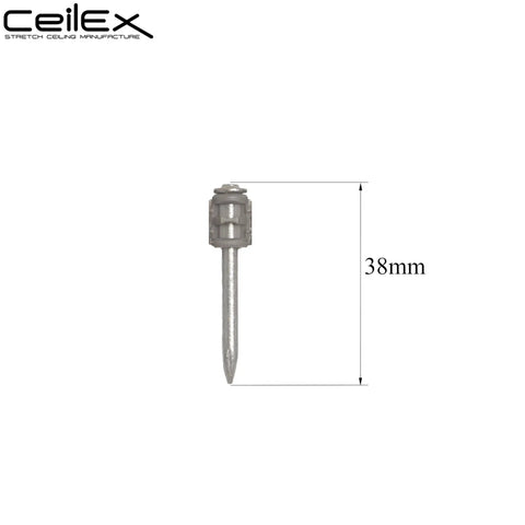 Heavy Duty Collated Concrete Nails 1-1/2 Inch 38mm for Cordless Nailer BX3 B3 MX 100 Nails Per Pack, 3mm Thick