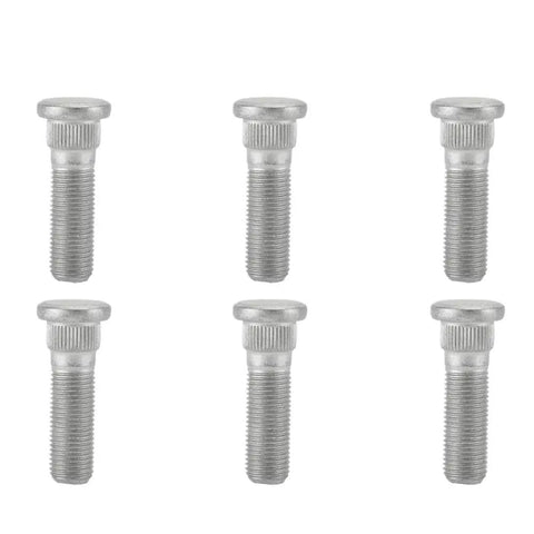 Premium Front Wheel Stud Kit For Nissan Patrol GQ Y60 GU Y61 and MQ Models, Heavy Duty Replacement Hardware Matches Part 40222C6000 For A Reliable And Safe Ride Every Day. Six silver front wheel studs