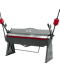 Front view of 72-Inch Box And Pan Brake For 12-Gauge Mild Steel Built Tough With All Welded Steel Body Heavy-Duty Truss Rods And Braces.